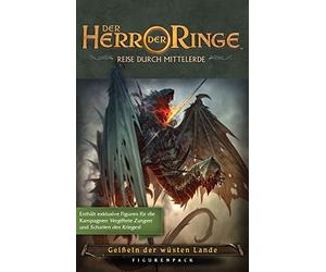 Fantasy Flight Games, The Lord of the Rings: Journey through Middle Earth - Scourge of the Desert Land, Expansion, Expert Game, Dungeon Crawler, 1-5 Players, Ages 14+, 60 Minutes, German