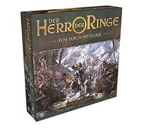 Fantasy Flight Games, The Lord of the Rings: Journey through Middle-earth - Shadow of War, Expansion, Expert Game, Dungeon Crawler, 1-5 Players, Ages 14+, 60 Minutes, German
