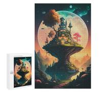 Fantasy Floating Island -4 Jigsaw Puzzle, 1000 PCS, for Adults And Families, A Thoughtful Gift Idea for Adults Who Enjoy Puzzles, at Home