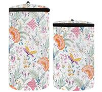 Fantasy Floral Jacobean Embroidery Shoe Bag Washing Machine Sneaker Washing Machine Pack of 2 Laundry Bags Laundry Bag for Shoes In Washing Machine, Fantasy Floral Jacobean, One Size, Claasic