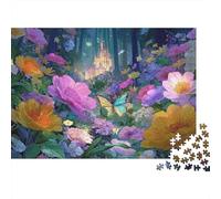 Fantasy Flower Garden_1 Puzzles for Adults 1000 Pieces in Vibrant Colours Favourites Jigsaw As A Logic Skill Puzzle for Beautiful Decoration Puzzle 70x50cm/1000pcs