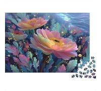 Fantasy Flower Garden 1000 Piece Puzzles for Adults with No Reflection Colourful Jigsaws As A Brain Training Puzzle for Wall Decoration And Gifts 52x38cm/1000pcs