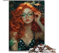Fantasy Flower Girl 1000 Piece Jigsaw Puzzles for Teenagers Gifts, Art Interesting Stress Reduction Wishlist with Santa Claus for Age 14 (50x75cm)