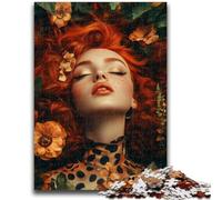 Fantasy Flower Girl 1000 Pieces Jigsaw Puzzles For Teens And Adults,Family Game Stress Reliever Difficult Challenge Artists Collection,Fine Art (50X75cm)