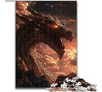 Fantasy Flying Dragon 1000 Piece Jigsaw Puzzles for Teenagers, Pattern Assembly Deal As Gifts for The Whole Family Suitable for And 14 (50x75cm)