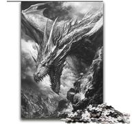 Fantasy Flying Dragon 2000 Piece Jigsaw Puzzles, Decompressing Intellectual Educational Toy Educational Game for Birthday, Chrismas (70x100cm)