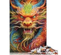 Fantasy Flying Dragon Jigsaw 500 Pieces Of Jigsaw Puzzle For Adults Puzzle Puzzle Sets For Family Educational Game 500pcs (52x38cm)
