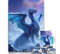 Fantasy Flying Dragon Jigsaw Puzzles for Teenagers 1000 Jigsaws,for Educational Game Challenge Toy Unique Home Decor And Gifts (38x26cm)