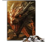 Fantasy Flying Dragon Jigsaws 1000 Pieces for Teenagers, Suitable for Ages 14 And Up Toy Wall Decor Birthday And Unique Gifts (50x75cm)