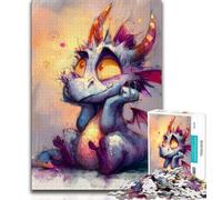 Fantasy Flying Dragon Jigsaws Puzzles 1000 Pieces for Teenagers Gifts,Challenging Game And Family Play with Fully Interlocking Randomly Shaped Pieces 50x75cm