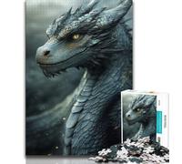 Fantasy Flying Dragon Puzzles 1000 Pieces for Teenagers,Pattern Assembly Fun at Home Activities,Birthday Present,Travel Gifts (38x26cm)