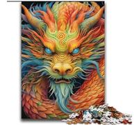 Fantasy Flying Dragon Puzzles for Adults 2000 Pieces, Challenging Game And Family Play with Matching Poster And Trivia Sheet (70x100cm)