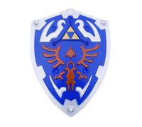 Fantasy Foam Sword Legend Master Prop Game Costume Hylian Link Sky Kirito Shield Breath of Wind Halloween Birthday Weapons, Shield Dark Blue, 20"
