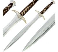 Fantasy Foam Sword Sting LARP Inspired Replica for Cosplay, Halloween Costume, Fancy Dress, Collectors Display Lightweight PU Sword for Safe Duels and Bendy 71.5cm
