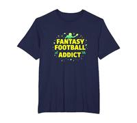 Fantasy Football Addict: Sports Enthusiast's Dream T-Shirt, Men's Big and Tall, Navy, 3X Tall