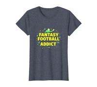Fantasy Football Addict: Sports Enthusiast's Dream T-Shirt, Women, Heather Blue, L