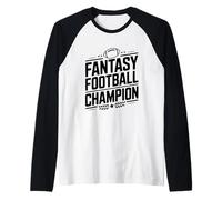 Fantasy Football Champion Raglan Baseball Tee