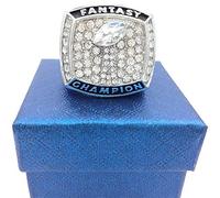 Fantasy Football Championship Silver Rings Trophy Prize