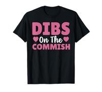 Fantasy Football Commissioner Wife Dibs On The Commish T-Shirt
