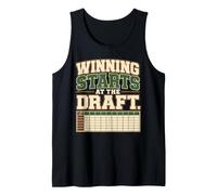 Fantasy Football Draft Party Draft Day League Gift Tank Top