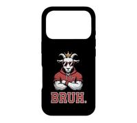 Fantasy Football Goat BRUH Commish My Champion Game Day King Case for iPhone 17 Pro