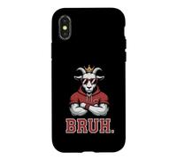 Fantasy Football Goat BRUH Commish My Champion Game Day King Case for iPhone X/XS