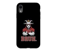 Fantasy Football Goat BRUH Commish My Champion Game Day King Case for iPhone XR
