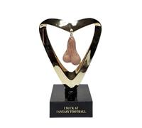 Fantasy Football Last Place Loser Trophy Funny SACKO - I Suck at Fantasy Football