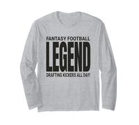 Fantasy Football League Funny Draft Day Kickers Long Sleeve T-Shirt