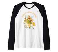 Fantasy Football League Loser Punishment Funny Sports Gift Raglan Baseball Tee