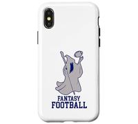 Fantasy Football League Sports Wizard - Research, Draft Gift Case for iPhone X/XS