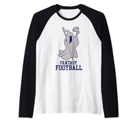 Fantasy Football League Sports Wizard - Research, Draft Gift Raglan Baseball Tee