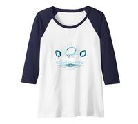 Fantasy Football Legend: Champion Strategist's Glory Raglan Baseball Tee, Women, Navy/White, M