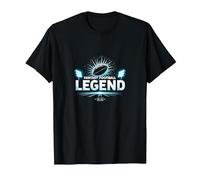 Fantasy Football Legend: Champion Strategist's Glory T-Shirt, Men, Black, XXL