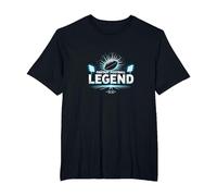 Fantasy Football Legend: Champion Strategist's Glory T-Shirt, Men's Big and Tall, Black, 5X Tall
