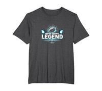 Fantasy Football Legend: Champion Strategist's Glory T-Shirt, Men's Big and Tall, Dark Heather Grey, 3X Tall
