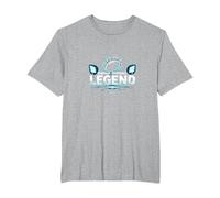 Fantasy Football Legend: Champion Strategist's Glory T-Shirt, Men's Big and Tall, Heather Grey, 2X Tall