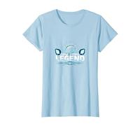 Fantasy Football Legend: Champion Strategist's Glory T-Shirt, Women, Baby Blue, XS