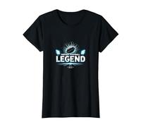 Fantasy Football Legend: Champion Strategist's Glory T-Shirt, Women, Black, S