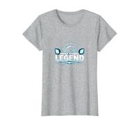 Fantasy Football Legend: Champion Strategist's Glory T-Shirt, Women, Heather Grey, XXL
