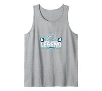 Fantasy Football Legend: Champion Strategist's Glory Tank Top, Men, Heather Grey, XL