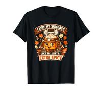 Fantasy Football Pumpkin Spice Latte I Like My Sundays PSL Value Graphic T-Shirt