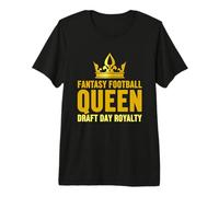 Fantasy Football Queen Draft Day Premium T-Shirt