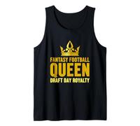 Fantasy Football Queen Draft Day Tank Top