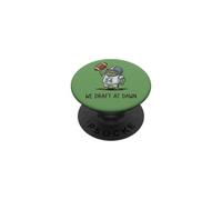 Fantasy Football, We Draft At Dawn, Funny Fall, PopSockets Adhesive PopGrip