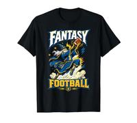 Fantasy Football Wizard Quarterback Meme RPG Dad Joke Value Graphic T-Shirt, Men, Black, S