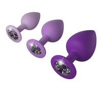 Fantasy for Her Little Gems 3-Piece Silicone Butt Plug Trainer Set
