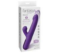 Fantasy for Her Super SoniX Thruster Vibrator, Purple, 22 cm