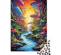 Fantasy Forest 1000 Piece Jigsaw Puzzle Paper for Adults River View Puzzle Game for Family Relax 52x38cm/1000pcs