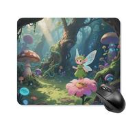 Fantasy Forest Mouse Pad Square Mice Mat Waterproof Computer Mousepad with Non-Slip Rubber Base Wireless Mice Pad for Laptop Office Home Personalized Gaming Mousepad 25 * 30cm